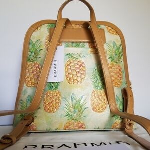 ✨️ NWT BRAHMIN DESIGNER PURSE BACKPACK BAG Hard to Find Italian Leather